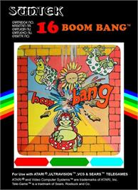 Box cover for Boom Bang on the Atari 2600.