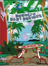 Box cover for Bouncin' Baby Bunnies on the Atari 2600.
