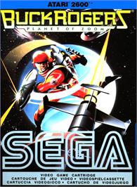 Box cover for Buck Rogers: Planet of Zoom on the Atari 2600.