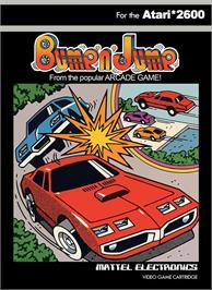 Box cover for Bump 'n' Jump on the Atari 2600.