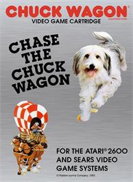Box cover for Chase The Chuck Wagon on the Atari 2600.