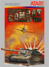 Box cover for Combat Two on the Atari 2600.