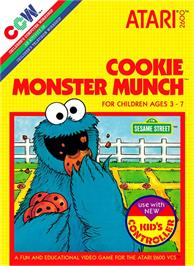 Box cover for Cookie Monster Munch on the Atari 2600.