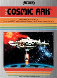 Box cover for Cosmic Ark on the Atari 2600.