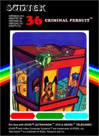 Box cover for Criminal Persuit on the Atari 2600.