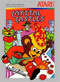 Box cover for Crystal Castles on the Atari 2600.
