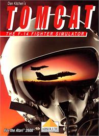 Box cover for Dan Kitchen's Tomcat - The F-14 Fighter Simulator on the Atari 2600.