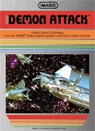Box cover for Demon Attack on the Atari 2600.