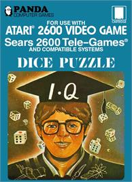 Box cover for Dice Puzzle on the Atari 2600.