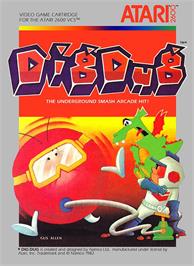 Box cover for Dig Dug on the Atari 2600.