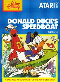 Box cover for Donald Duck's Speedboat on the Atari 2600.