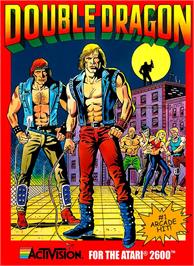 Box cover for Double Dragon on the Atari 2600.