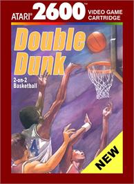 Box cover for Double Dunk on the Atari 2600.