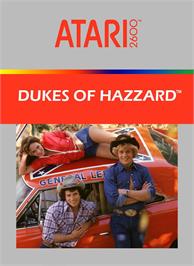 Box cover for Dukes Of Hazzard on the Atari 2600.