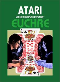 Box cover for Euchre on the Atari 2600.