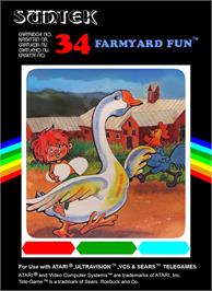 Box cover for Farmyard Fun on the Atari 2600.