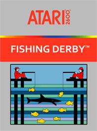 Box cover for Fishing Derby on the Atari 2600.