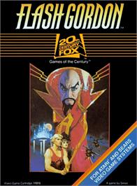 Box cover for Flash Gordon on the Atari 2600.
