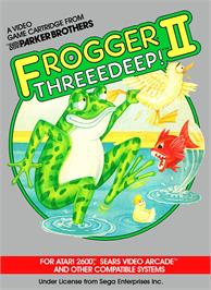 Box cover for Frogger 2 - Threeedeep! on the Atari 2600.