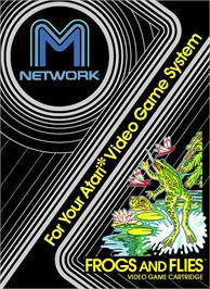 Box cover for Frogs And Flies on the Atari 2600.