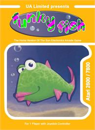 Box cover for Funky Fish on the Atari 2600.