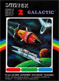 Box cover for Galactic on the Atari 2600.