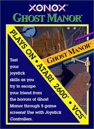 Box cover for Ghost Manor on the Atari 2600.