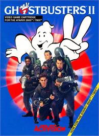 Box cover for Ghostbusters 2 on the Atari 2600.
