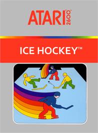 Box cover for Ice Hockey on the Atari 2600.