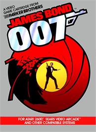 Box cover for James Bond 007 on the Atari 2600.