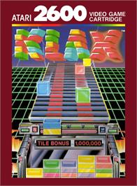Box cover for Klax on the Atari 2600.