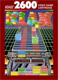 Box cover for Klax on the Atari 2600.