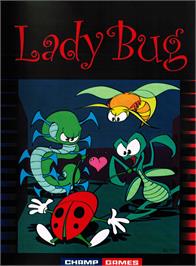 Box cover for Lady Bug on the Atari 2600.