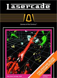Box cover for Lasercade on the Atari 2600.
