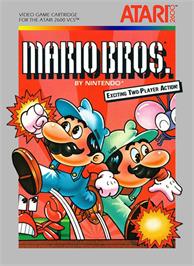 Box cover for Mario Bros. on the Atari 2600.
