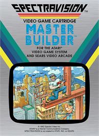 Box cover for Master Builder on the Atari 2600.