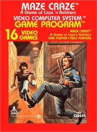 Box cover for Maze Craze: A Game of Cops 'n Robbers on the Atari 2600.