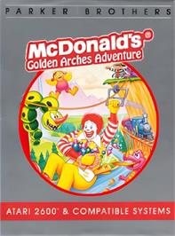 Box cover for Mcdonald's - Golden Arches Adventure on the Atari 2600.