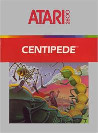 Box cover for Millipede on the Atari 2600.