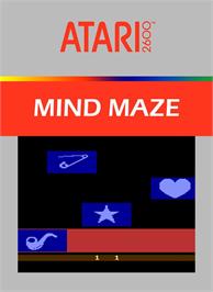 Box cover for Mind Maze on the Atari 2600.