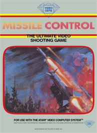 Box cover for Missile Control on the Atari 2600.
