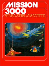 Box cover for Mission 3000 on the Atari 2600.
