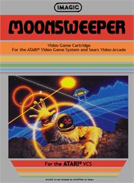 Box cover for Moonsweeper on the Atari 2600.