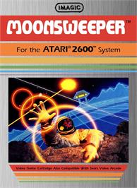 Box cover for Moonsweeper on the Atari 2600.