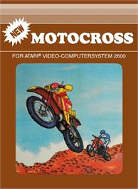 Box cover for Motocross on the Atari 2600.