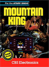 Box cover for Mountain King on the Atari 2600.