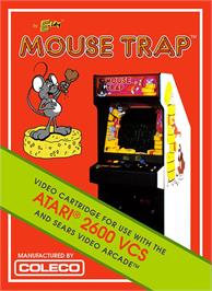 Box cover for Mouse Trap on the Atari 2600.