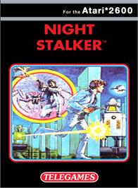 Box cover for Night Stalker on the Atari 2600.