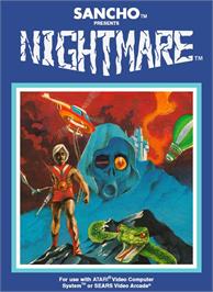Box cover for Nightmare on the Atari 2600.