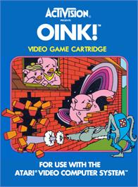 Box cover for Oink! on the Atari 2600.